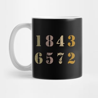 1-8-4-3-6-5-7-2 Mug